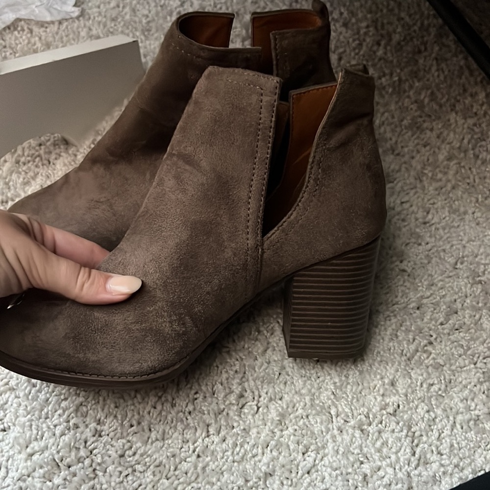 Brown Booties - Picture 2 of 3